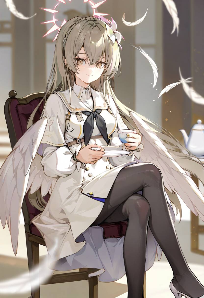 01641-3208157272-1girl,nagisa _(blue archive_),blue archive,black neckerchief,blurry,braid,brown eyes,brown hair,capelet,chest harness,closed mou.png